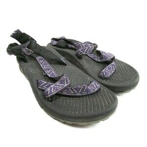 Teva  Black Aztec purple Sandals Strappy Womens Size US 7